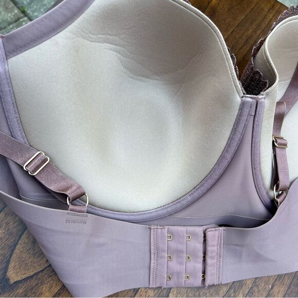 ThirdLove Mauve Eyelet Lace Balconette Bra NWT 46B - Picture 3 of 4